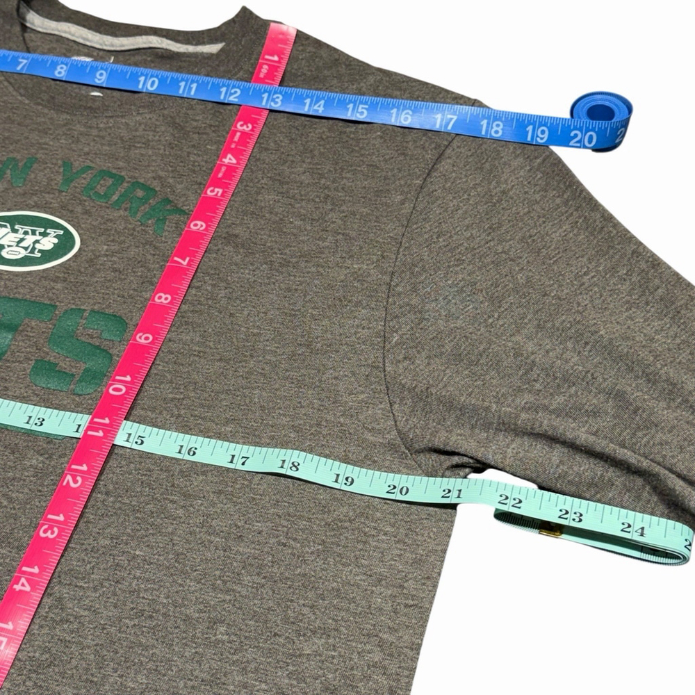 New York Jets Nike NFL Team Apparel Size L Men's Gray/Green Long Sleeve TShirt - Picture 6 of 11